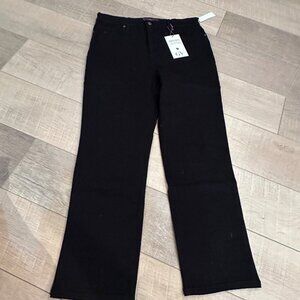 GLORIA VANDERBILT WOMENS NEW BLACK 10PS SHORT AMANDA JEANS